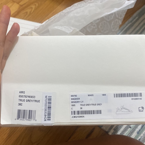 Alexander McQueen sneakers grey suede size 38 NO LOW OFFERS - Picture 5 of 6